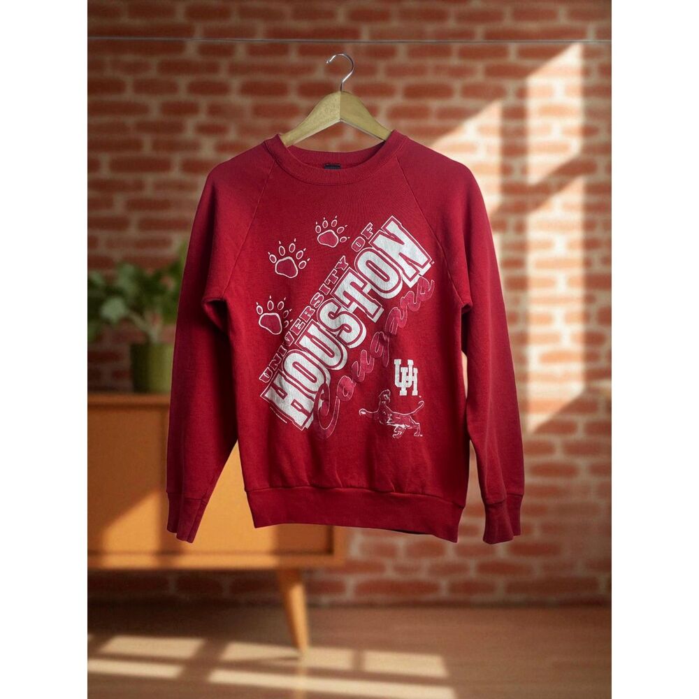Houston Cougars 1980-90s Crewneck - Womens Size M